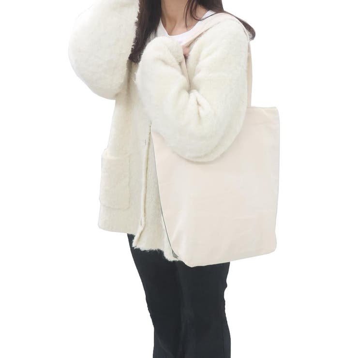 トートバッグ ファスナー付きキャンバストート トイプードル | cinemacollection | 詳細画像5 