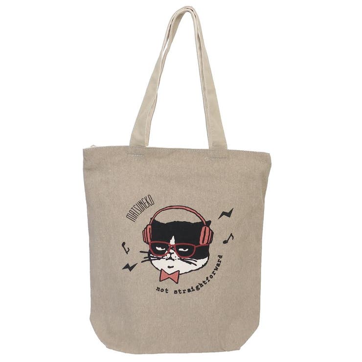 ねこ様ハートロゴキャンバスバッグとスカーフセット