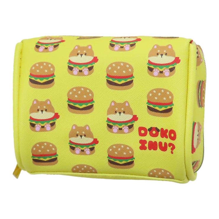 コスメポーチ 化粧ポーチ ドコイヌハンバーガー | cinemacollection | 詳細画像1 