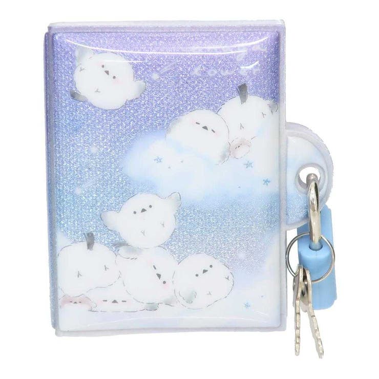 シマエナガ メモ帳 鍵付きシャイニーメモ[品番：BREW0164392