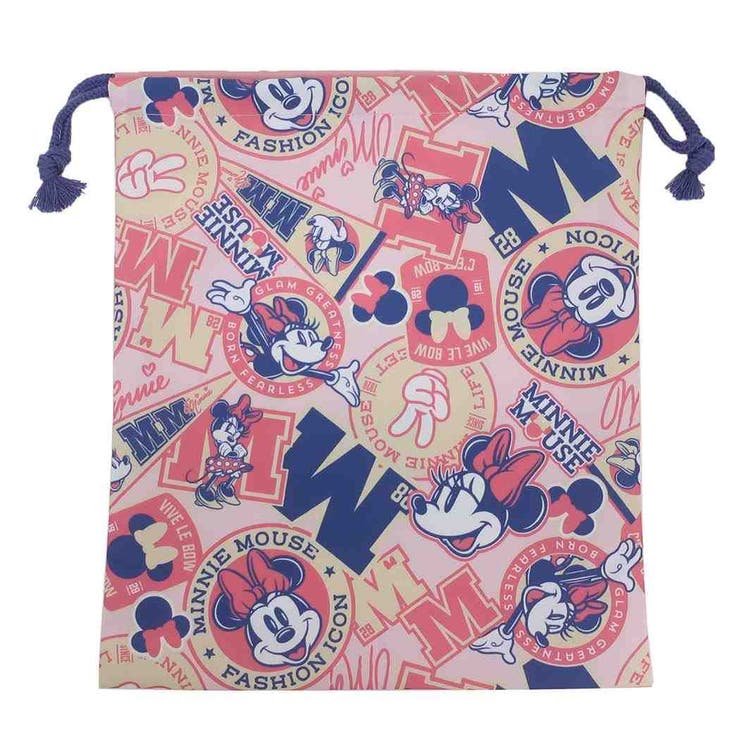 ミニーマウス 巾着袋 きんちゃくポーチ中 | cinemacollection | 詳細画像1 