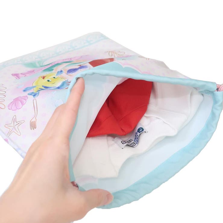 リトルマーメイド 巾着袋 きんちゃくポーチ中 | cinemacollection | 詳細画像3 