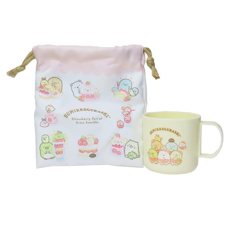 すみっコぐらし 巾着袋 プラコップ＆巾着セット | cinemacollection | 詳細画像1 