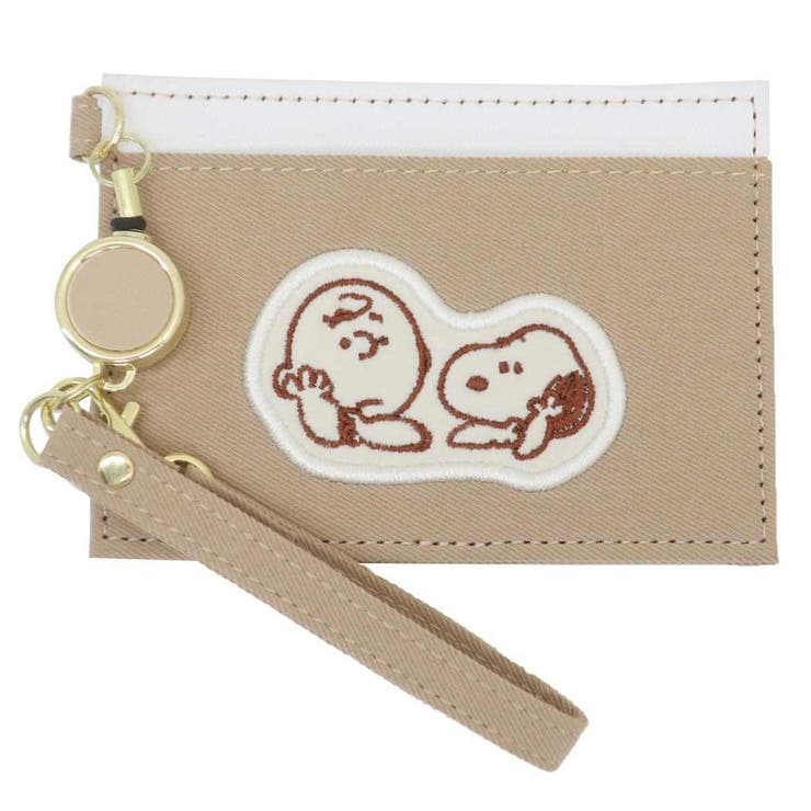 スヌーピー 定期入れ リール付きシングルパスケース | cinemacollection | 詳細画像1 