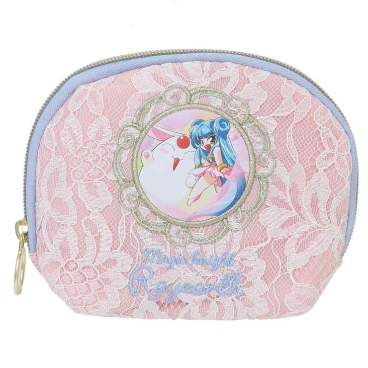 魔法騎士レイアース コスメポーチ レースx刺繍シェルポーチ[品番