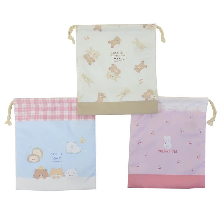 巾着袋 コップ巾着 3枚セット | cinemacollection | 詳細画像1 