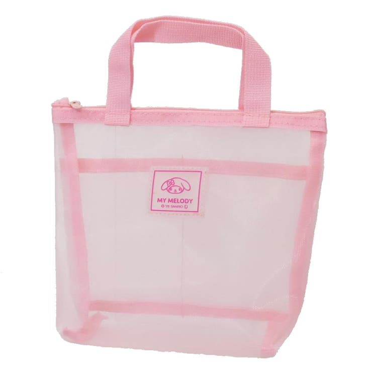 マイメロディ コスメポーチ 持ち手付きメッシュポーチ | cinemacollection | 詳細画像1 