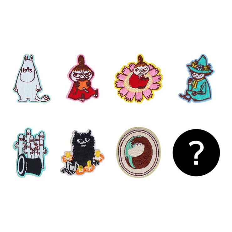 ムーミン ピンバッジ 刺繍ピンバッジ全8種[品番：BREW0170028