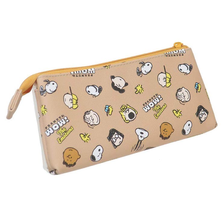 スヌーピー ペンケース スリーポケットポーチ[品番：BREW0170612