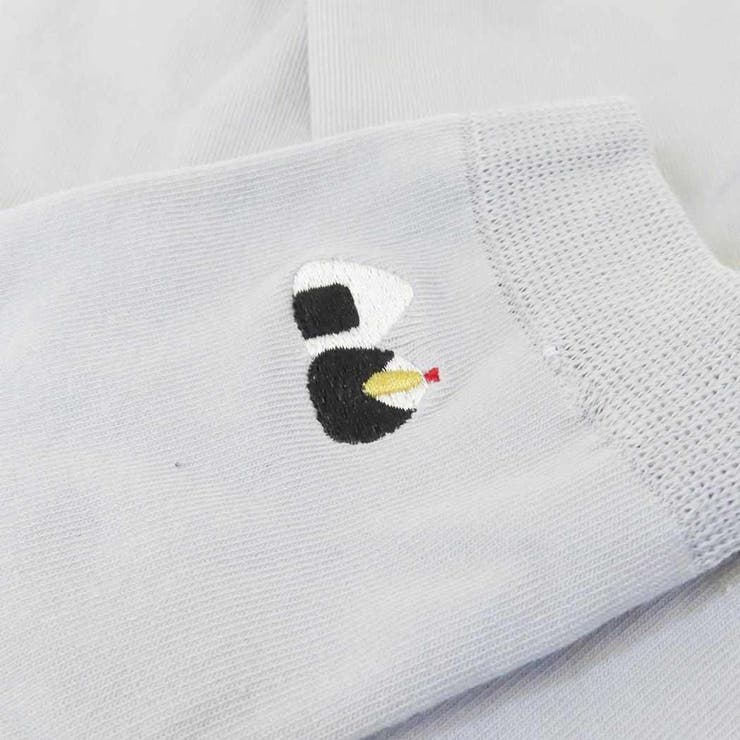 女性用靴下 刺繍ソックス オニギリ | cinemacollection | 詳細画像3 