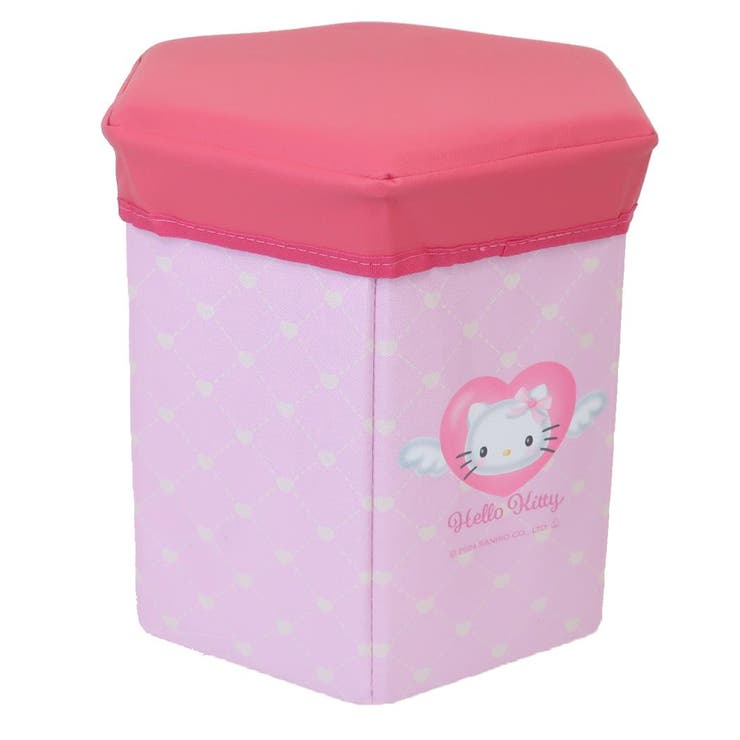 ハローキティ 収納ボックス 折りたたみ収納スツール | cinemacollection | 詳細画像2 