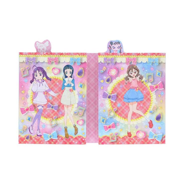 キミとアイドルプリキュア メモ帳 ひょっこりパタメモホログラム