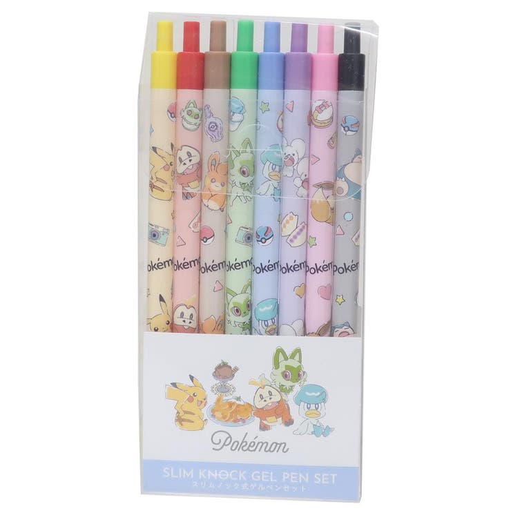 ポケットモンスター カラーペン スリムノック式ゲルペン8色セット | cinemacollection | 詳細画像1 