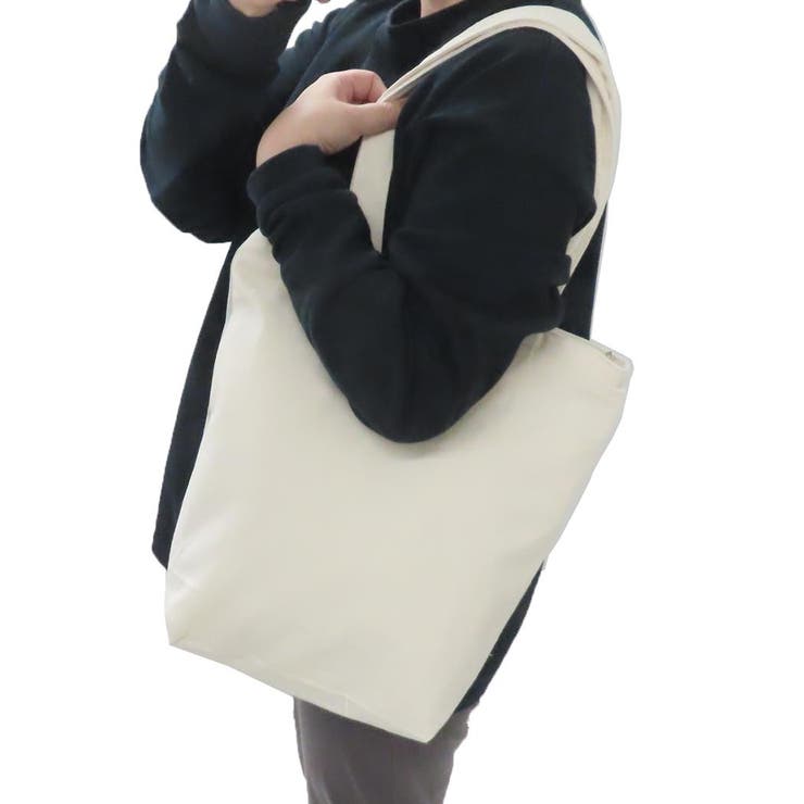 トートバッグ ファスナー付きキャンバストート きなこ | cinemacollection | 詳細画像4 