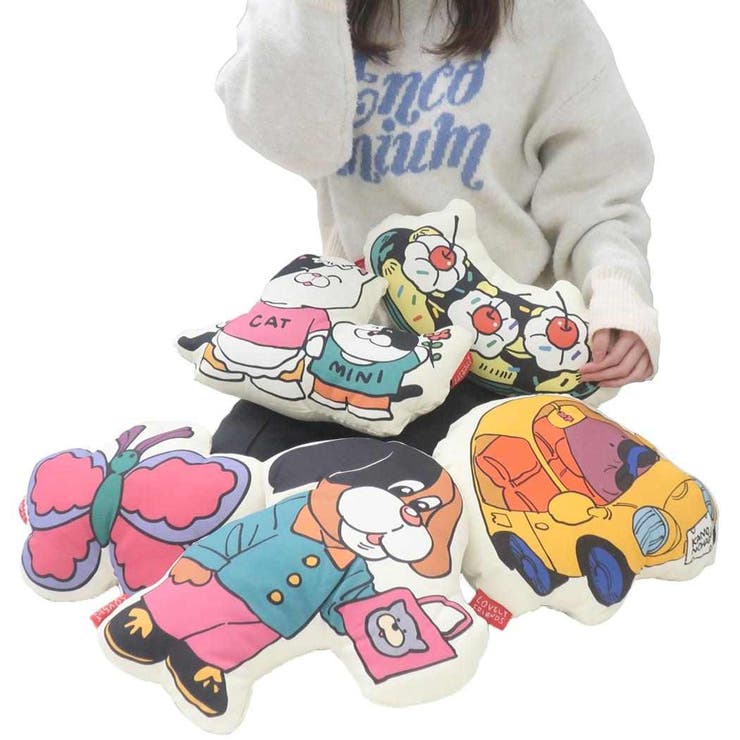 ラブリーフレンズ クッション ダイカットクッション | cinemacollection | 詳細画像3 