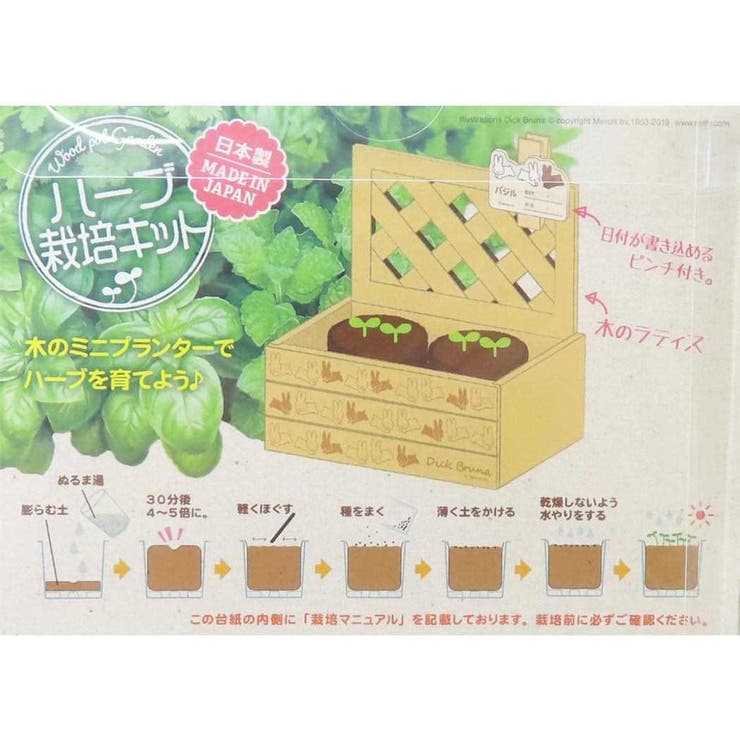 ミッフィー 栽培セット ハーブ栽培キット | cinemacollection | 詳細画像2 