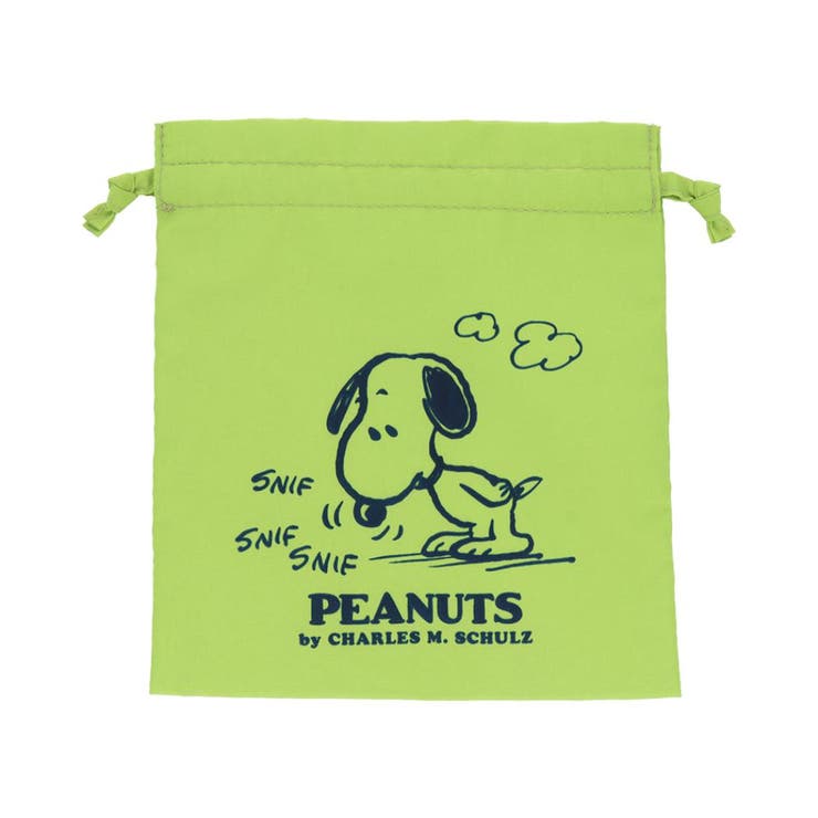 スヌーピー 巾着袋 パフプリント巾着 | cinemacollection | 詳細画像1 
