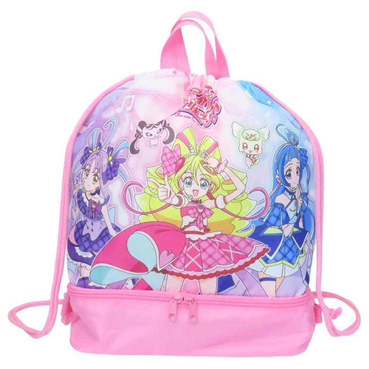 キミとアイドルプリキュア プールバッグ 2層ナップサック | cinemacollection【KIDS】 | 詳細画像1 