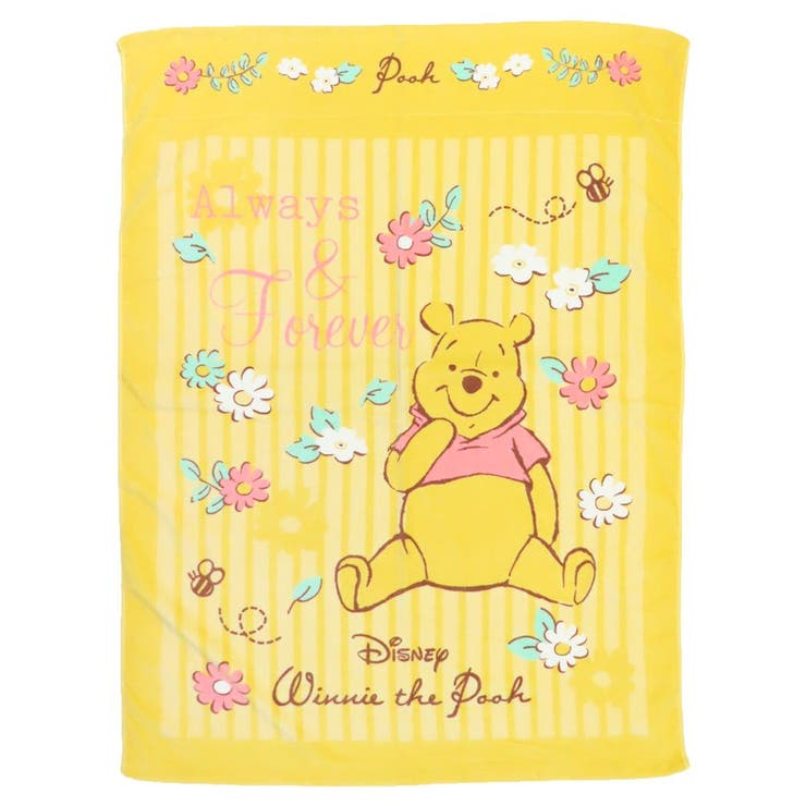 くまのプーさん キッズタオルケット お昼寝ケット | cinemacollection【KIDS】 | 詳細画像1 