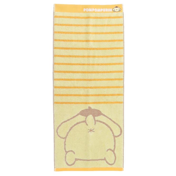 ポムポムプリン ロングタオル 無撚糸パイルジャカード | cinemacollection | 詳細画像1 