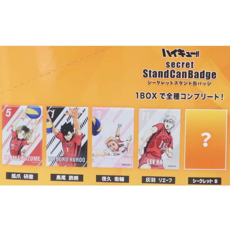 ハイキュー 缶バッジ シークレットスタンド缶バッジ[品番