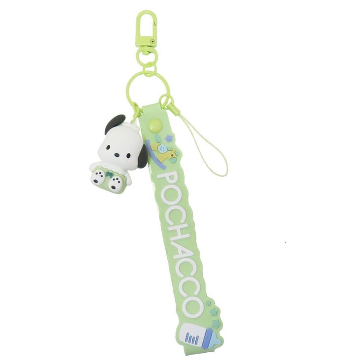 ポチャッコ スマホアクセ 3Dマスコット付きハンドストラップ | cinemacollection | 詳細画像1 