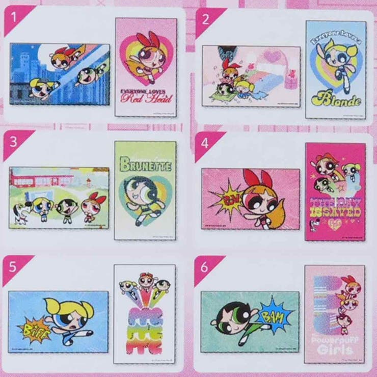 パワーパフガールズ ブロマイド コレクションスマロイド全12種