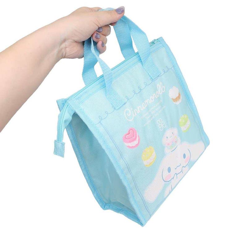 シナモロール 保冷バッグ 保冷保温スクエアランチバッグ[品番