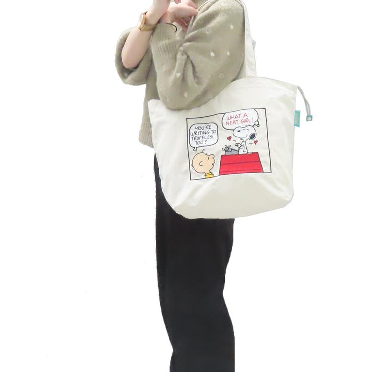 スヌーピー 手提げかばん 刺繍トートバッグ | cinemacollection | 詳細画像7 