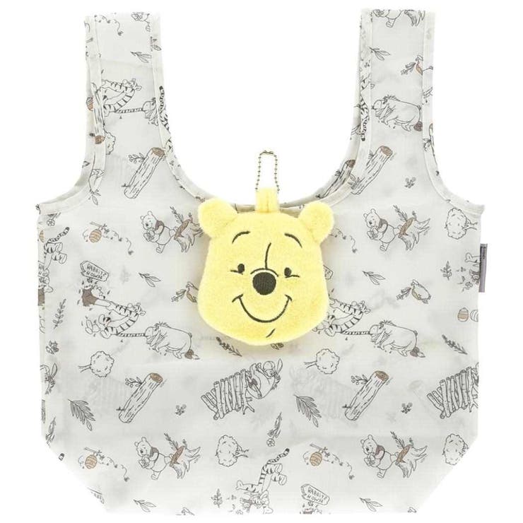 くまのプーさん ショッピングバッグ ぬいぐるみお手伝いバッグ | cinemacollection | 詳細画像1 