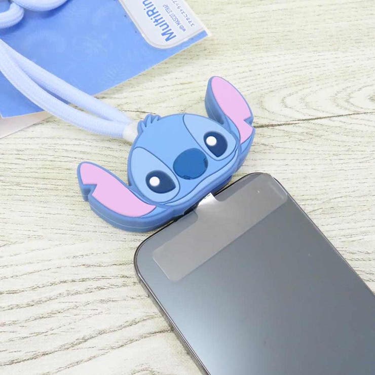 ディズニー　スティッチ　携帯電話アクセサリー スティッチ スマホアクセ マルチリングプラス[品番：BREW0181263