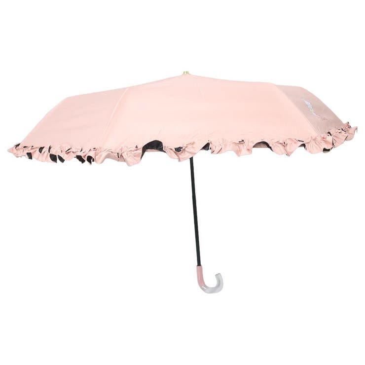 ハローキティ 折りたたみ傘 晴雨兼用折畳傘フリルタイプ[品番