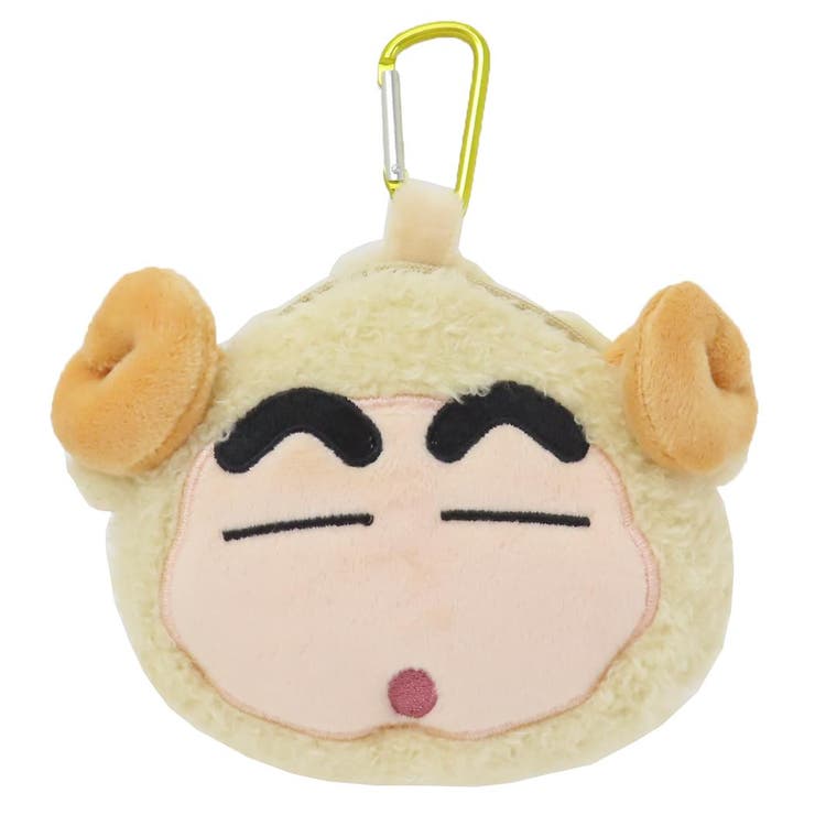 クレヨンしんちゃん ミニポーチ カラビナ付きぬいぐるみファスナーマスコット | cinemacollection | 詳細画像1 