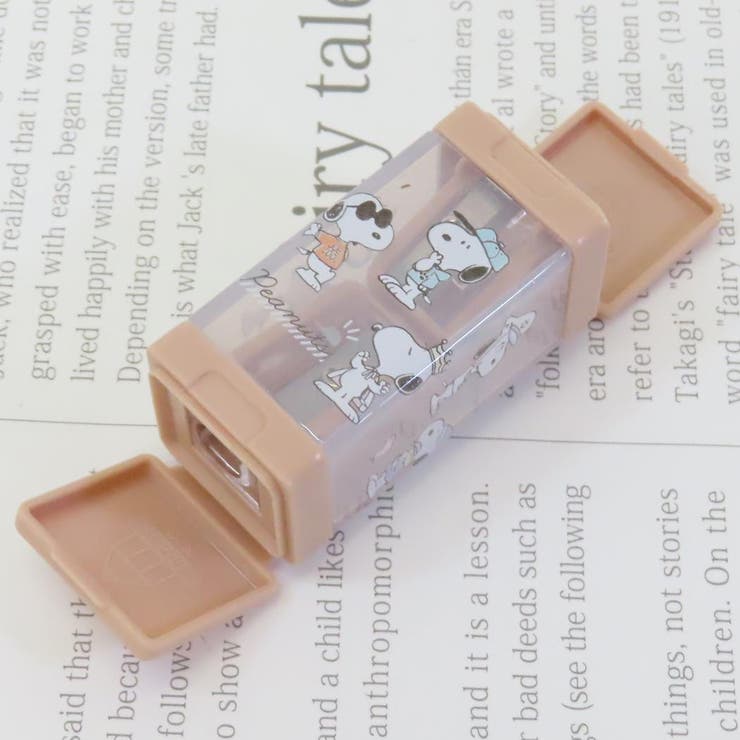 スヌーピー えんぴつ削り スリムツイン鉛筆削り[品番：BREW0180793