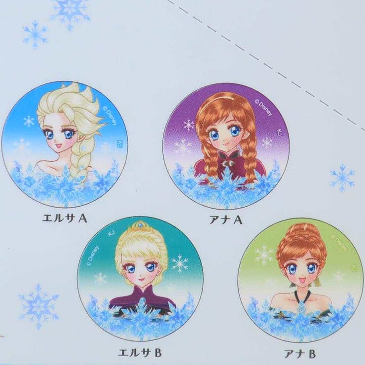 アナと雪の女王x中川翔子 缶バッジ トレーディンググリッター缶バッチ