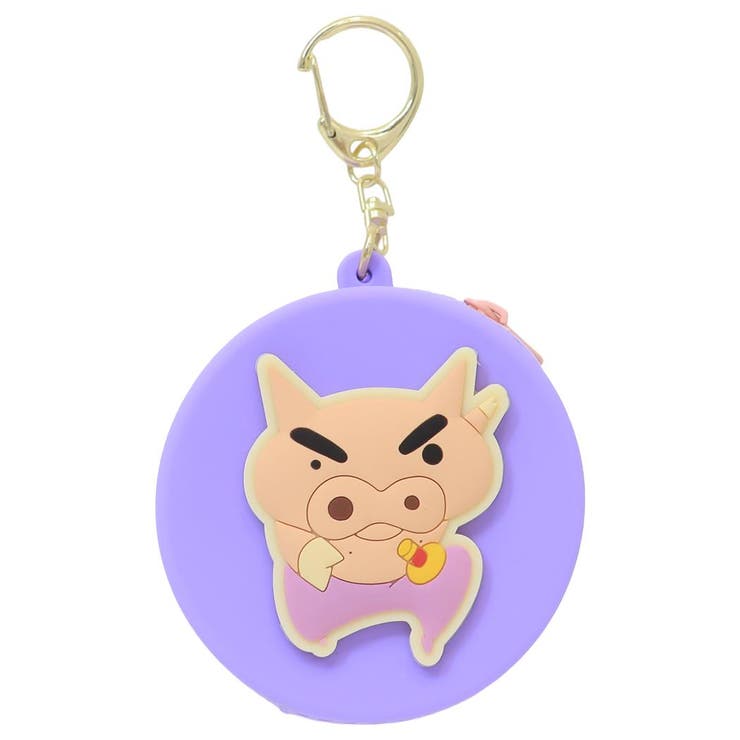 クレヨンしんちゃん ミニポーチ ぷっくりシリコンミニポーチ[品番