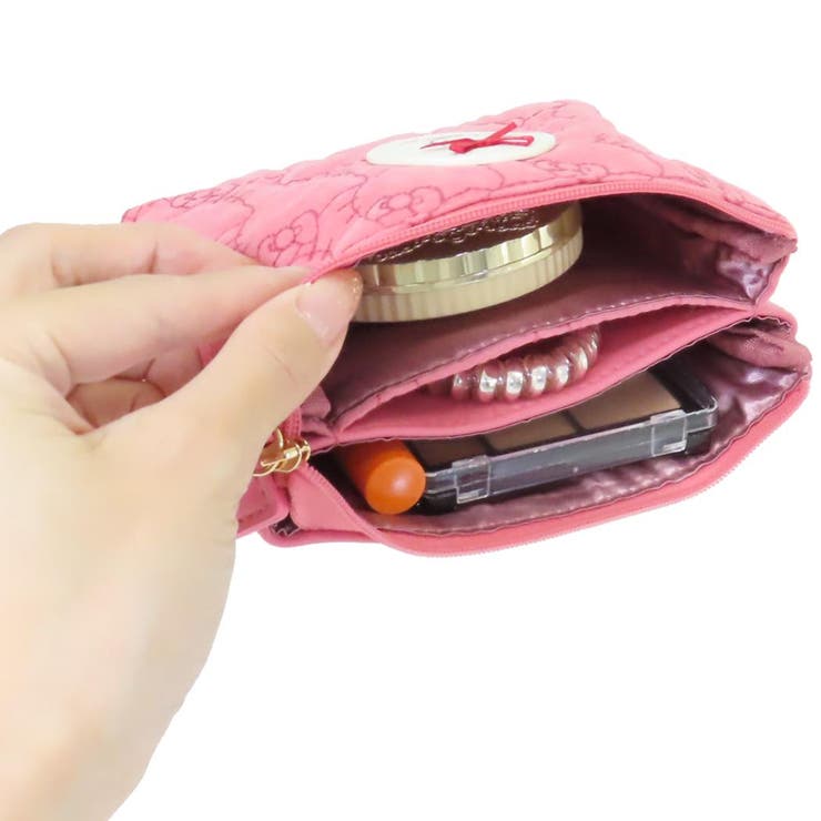 ハローキティ コスメポーチ ミニWポーチ | cinemacollection | 詳細画像3 
