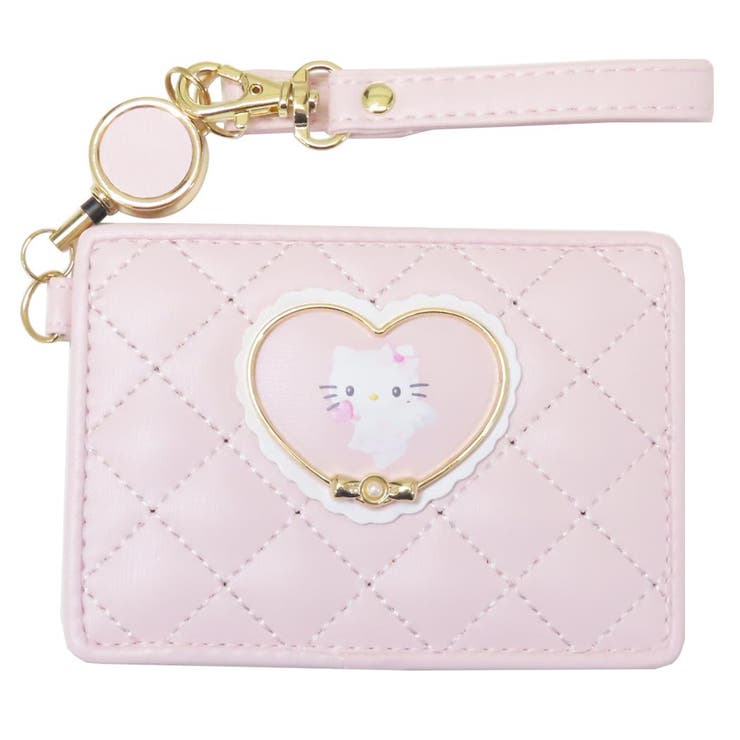 ハローキティ 定期入れ リール付き単パスケース | cinemacollection | 詳細画像1 