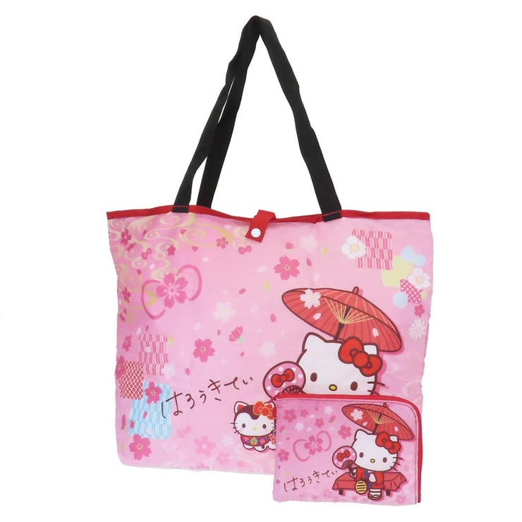 ハローキティ ショッピングバッグ 折りたたみエコバッグ | cinemacollection | 詳細画像1 