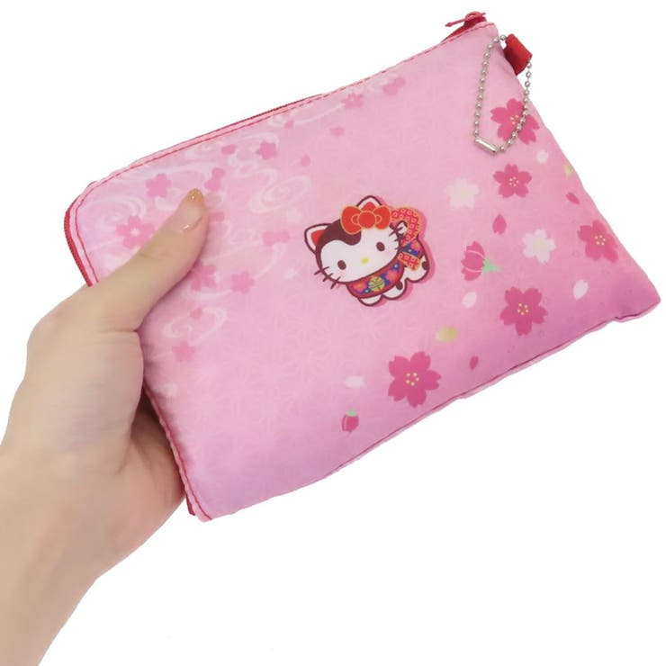 ハローキティ ショッピングバッグ 折りたたみエコバッグ | cinemacollection | 詳細画像5 