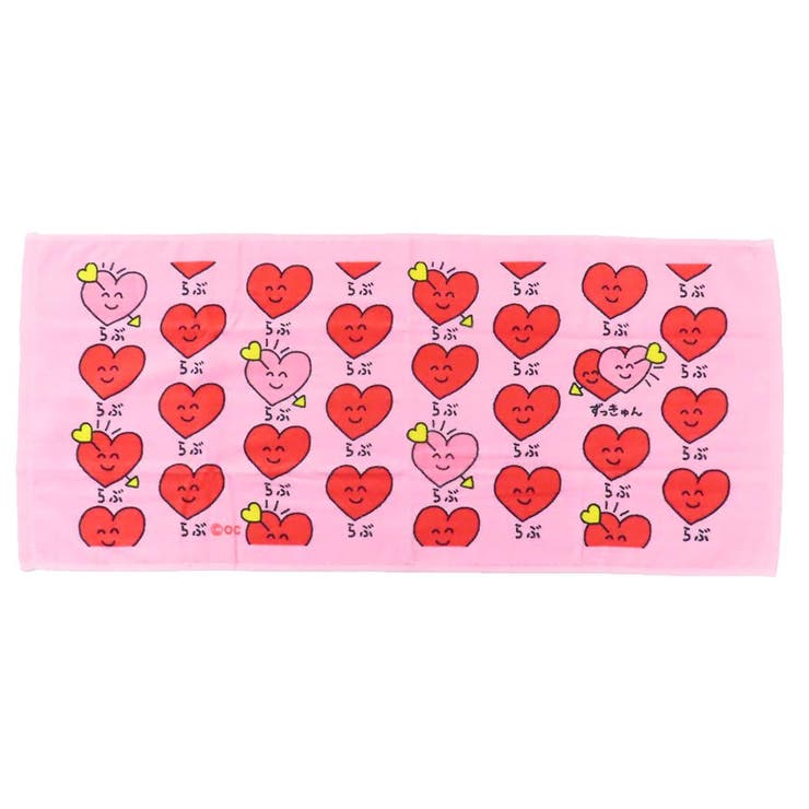 おえかきさん フェイスタオル プリントロングタオル | cinemacollection | 詳細画像1 