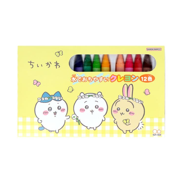 ちいかわ クレヨン 水でおちやすいクレヨン12色 | cinemacollection | 詳細画像1 