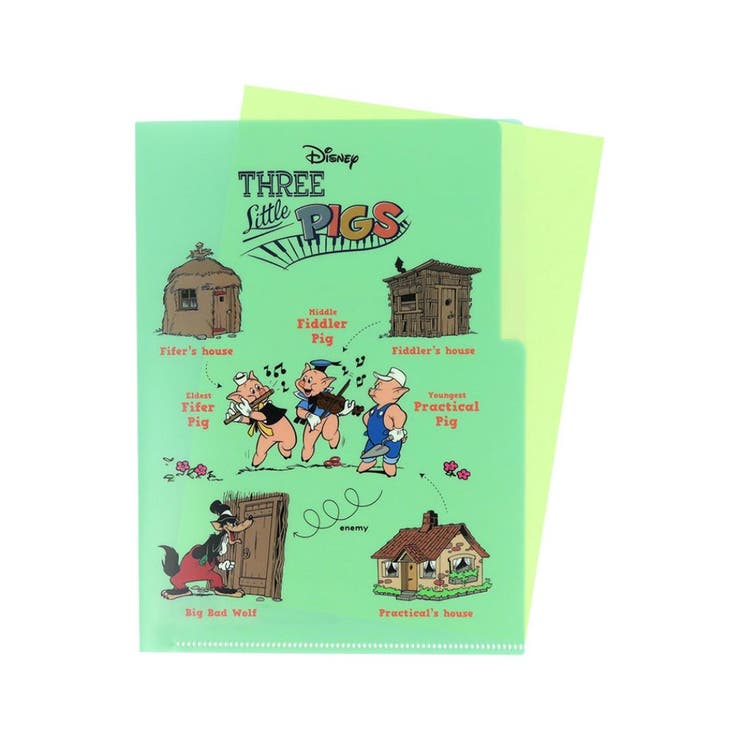 三匹の子ぶた ポケットファイル クリアファイルA5 | cinemacollection | 詳細画像3 