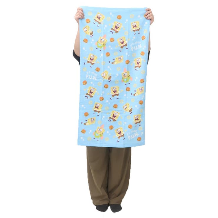 スポンジボブ バスタオル プリントコンパクトバスタオル | cinemacollection | 詳細画像4 