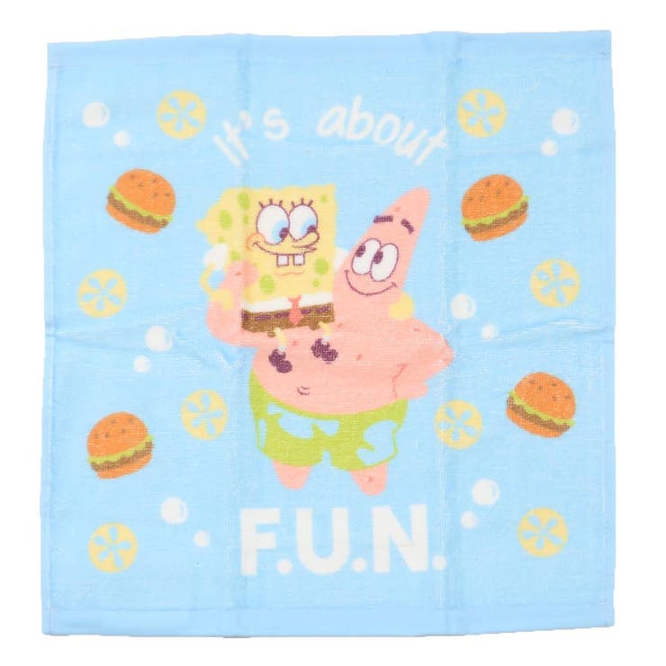 スポンジボブ ハンドタオル プリントウォッシュタオル | cinemacollection | 詳細画像1 