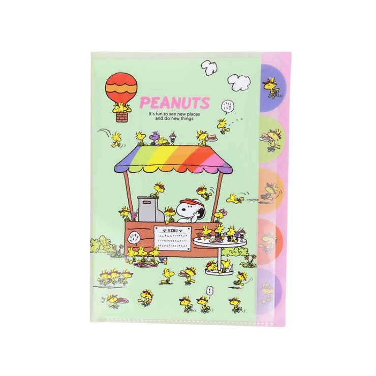 スヌーピー ポケットファイル ダイカットクリアファイル5P | cinemacollection | 詳細画像1 