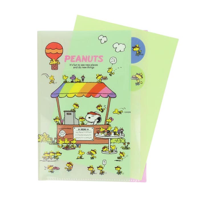 スヌーピー ポケットファイル ダイカットクリアファイル5P | cinemacollection | 詳細画像3 