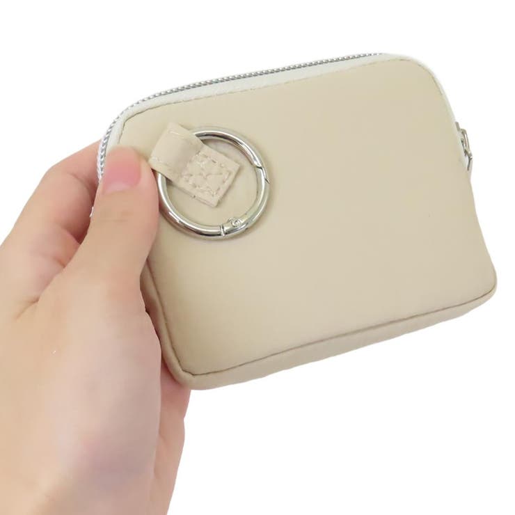 スヌーピー ミニポーチ カラビナ付きフラットポーチ | cinemacollection | 詳細画像2 