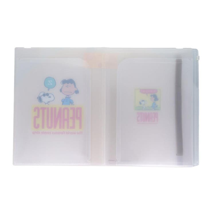 スヌーピー ポケットファイル ゴムバンド付クリアファイル5P＋F | cinemacollection | 詳細画像3 
