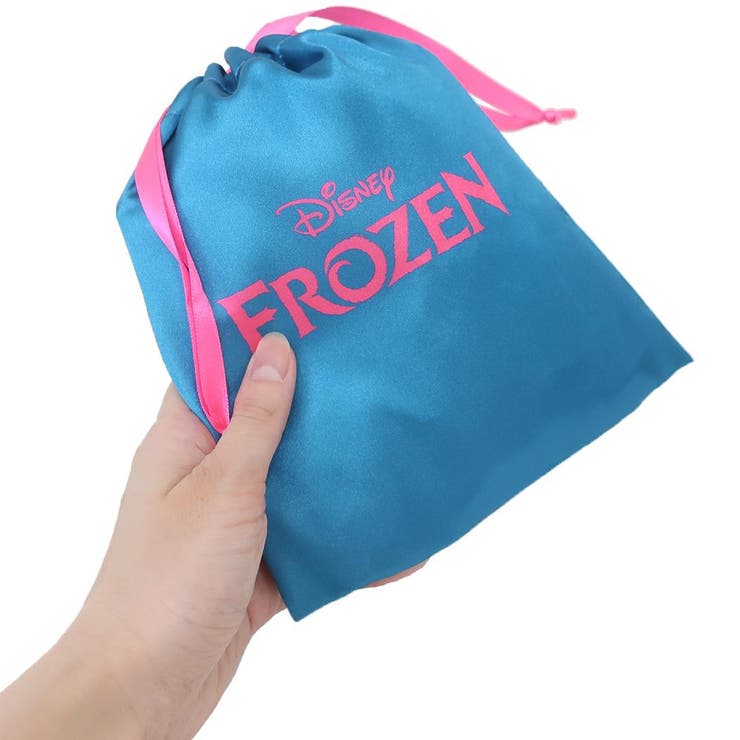 アナ雪　アナと雪の女王　ディズニー　ポーチ　巾着　2個セット　小物入れ　未使用品 アナと雪の女王 巾着袋 リボン巾着[品番：BREW0190178